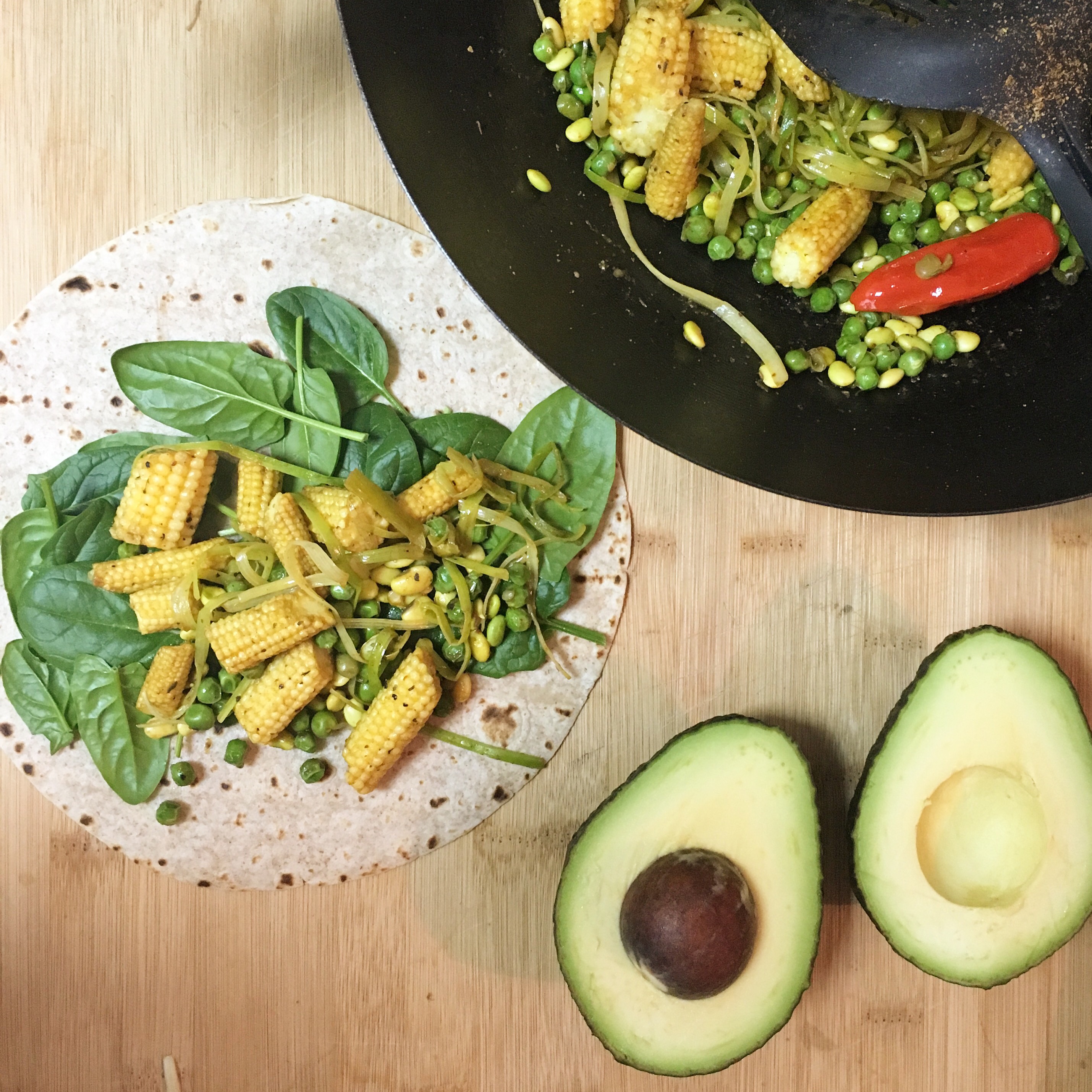 hola! Low Fat Mexican Vegan Lunch Wraps