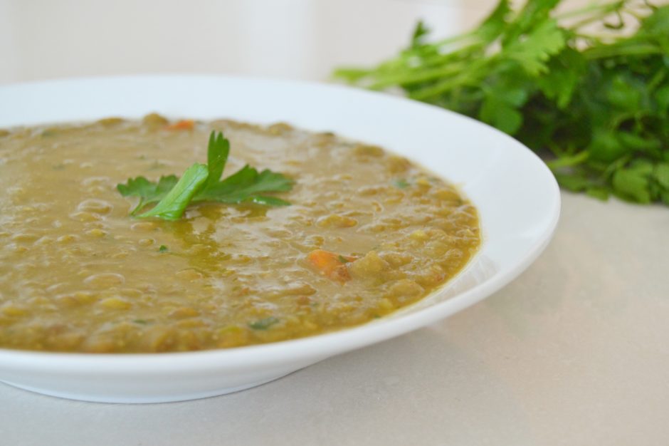 Vegan Lentil & Parsley Skinny Soup